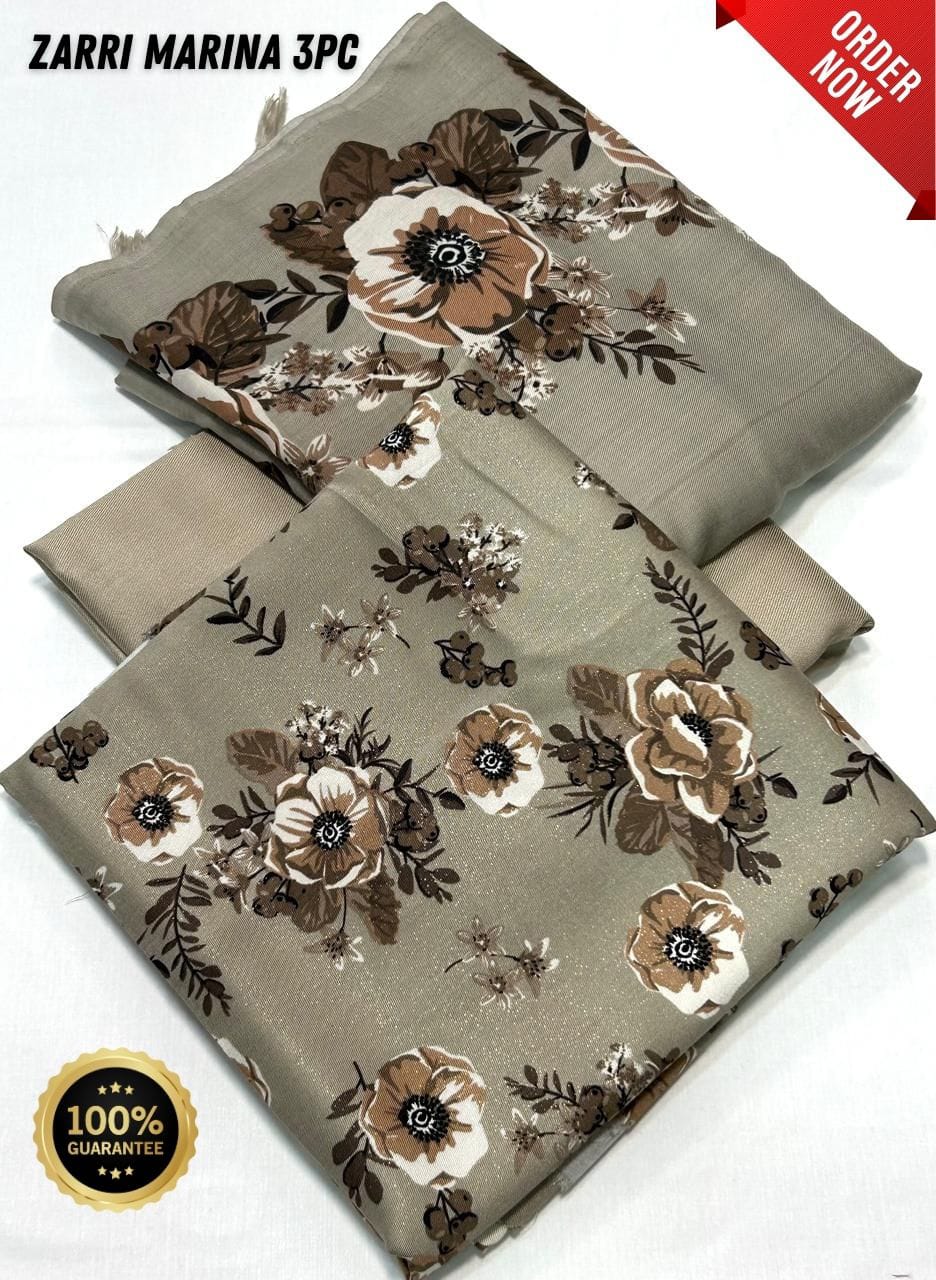 Original Imported Indonesian Marina 3pc With Pashmina Wool Shaal 💯