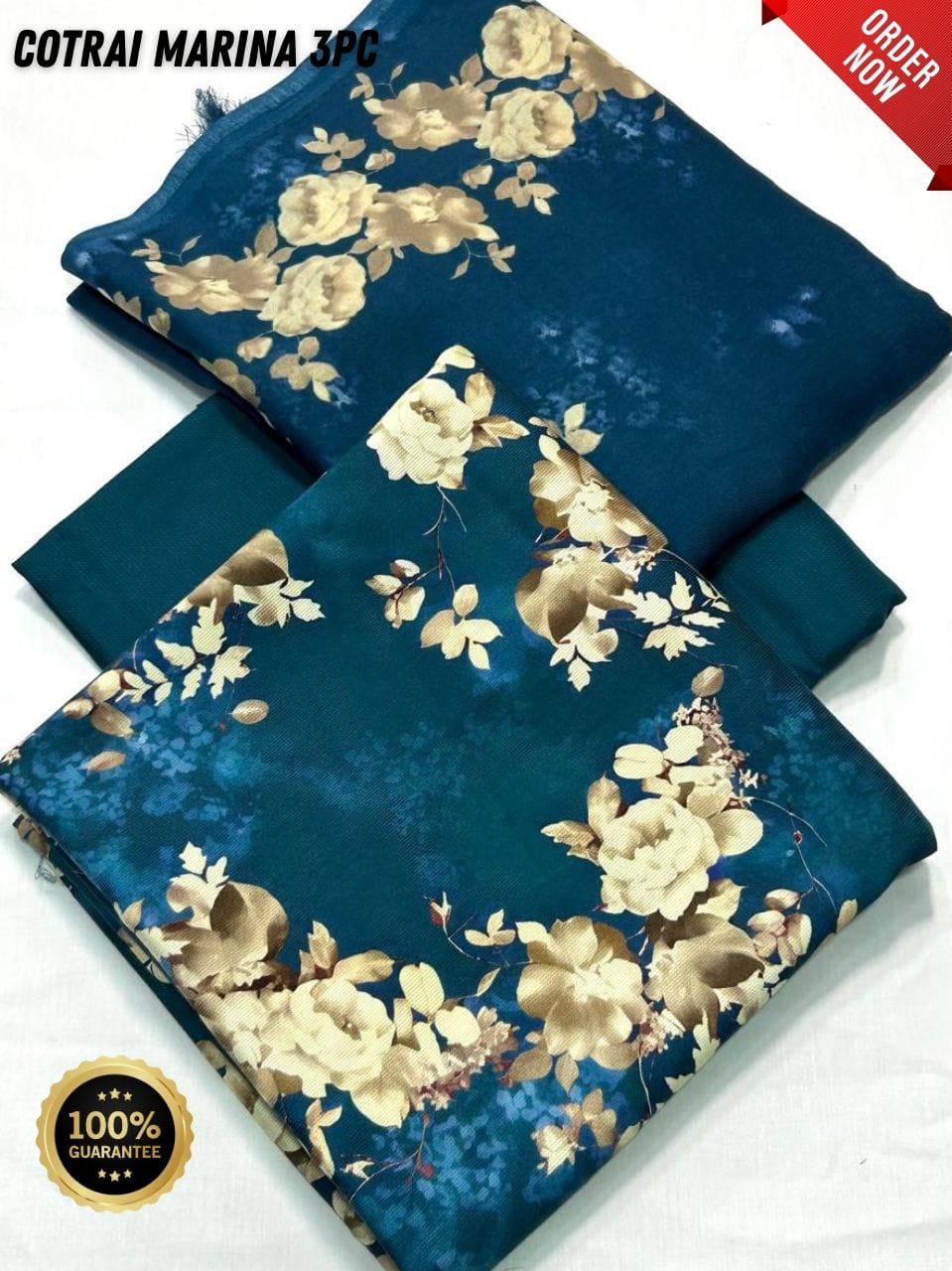 Original Imported Indonesian Marina 3pc With Pashmina Wool Shaal 💯