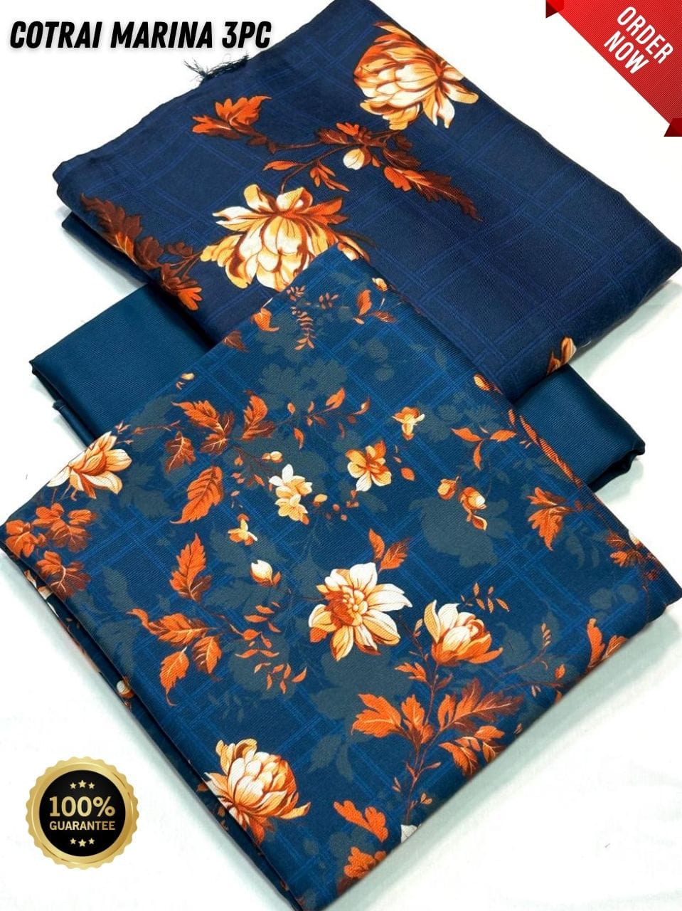 Original Imported Indonesian Marina 3pc With Pashmina Wool Shaal 💯