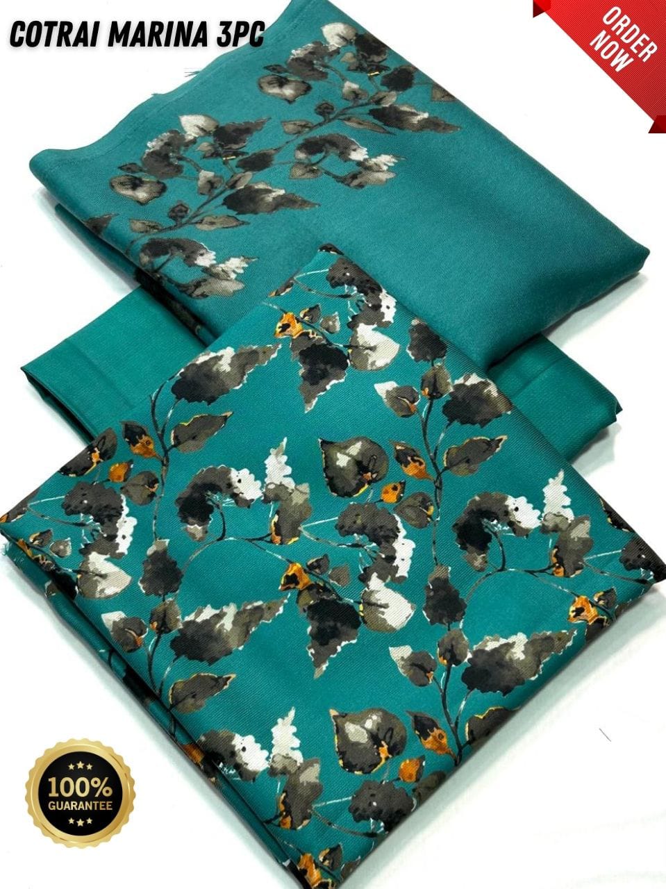 Original Imported Indonesian Marina 3pc With Pashmina Wool Shaal 💯