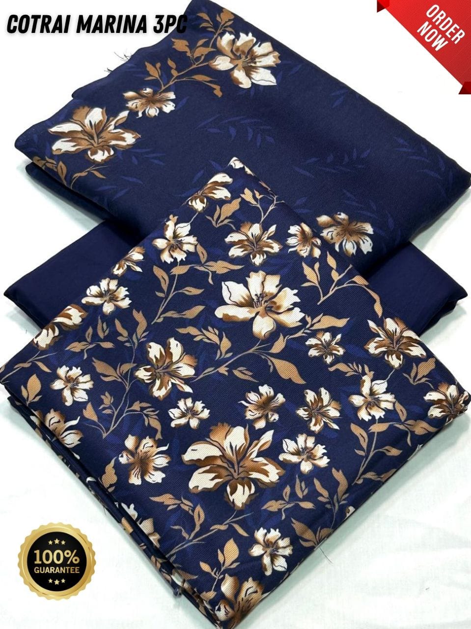 Original Imported Indonesian Marina 3pc With Pashmina Wool Shaal 💯