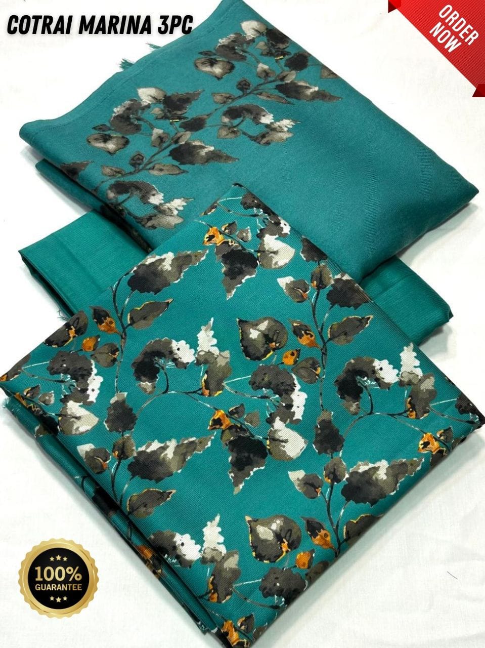 Original Imported Indonesian Marina 3pc With Pashmina Wool Shaal 💯