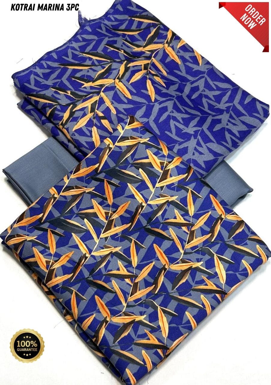 Original Imported Indonesian Marina 3pc With Pashmina Wool Shaal 💯