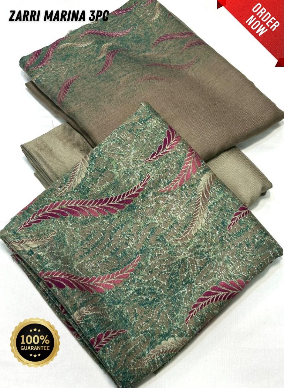 Original Imported Indonesian Marina 3pc With Pashmina Wool Shaal 💯