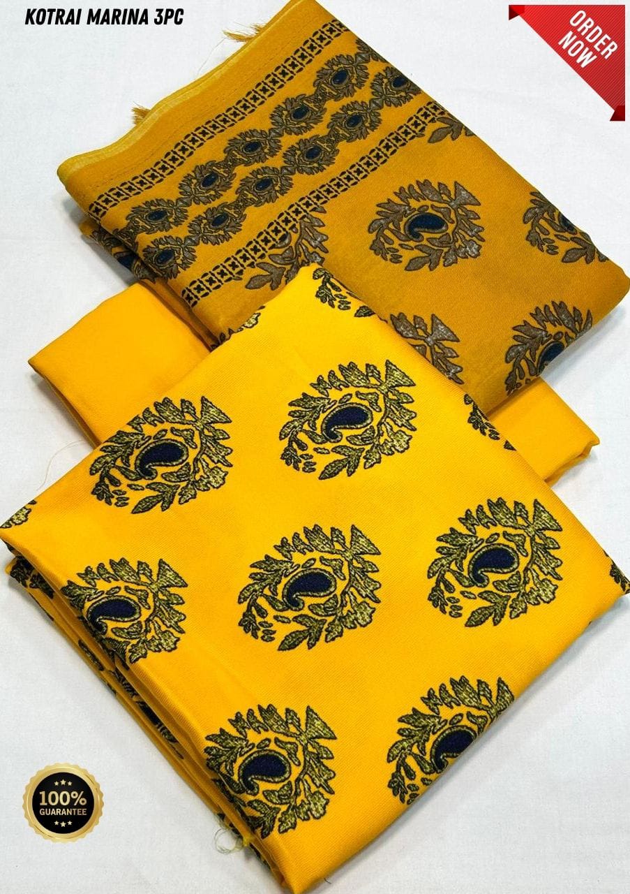 Original Imported Indonesian Marina 3pc With Pashmina Wool Shaal 💯