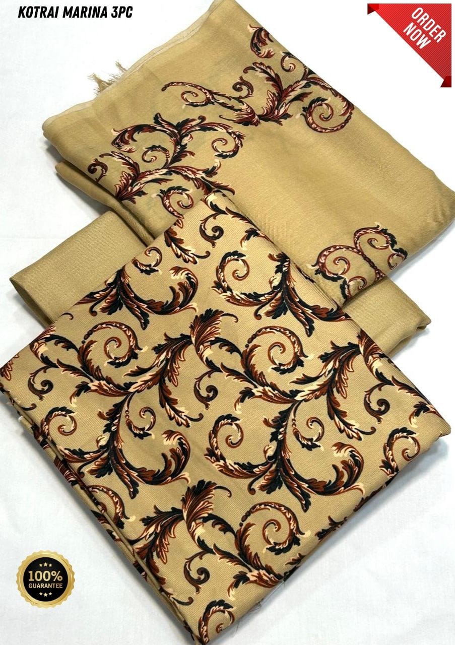 Original Imported Indonesian Marina 3pc With Pashmina Wool Shaal 💯