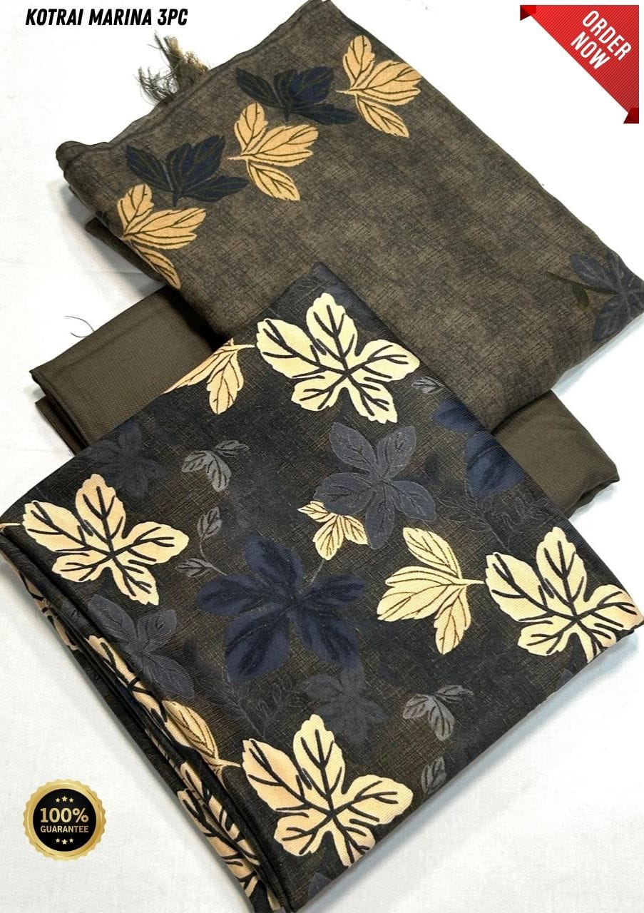 Original Imported Indonesian Marina 3pc With Pashmina Wool Shaal 💯