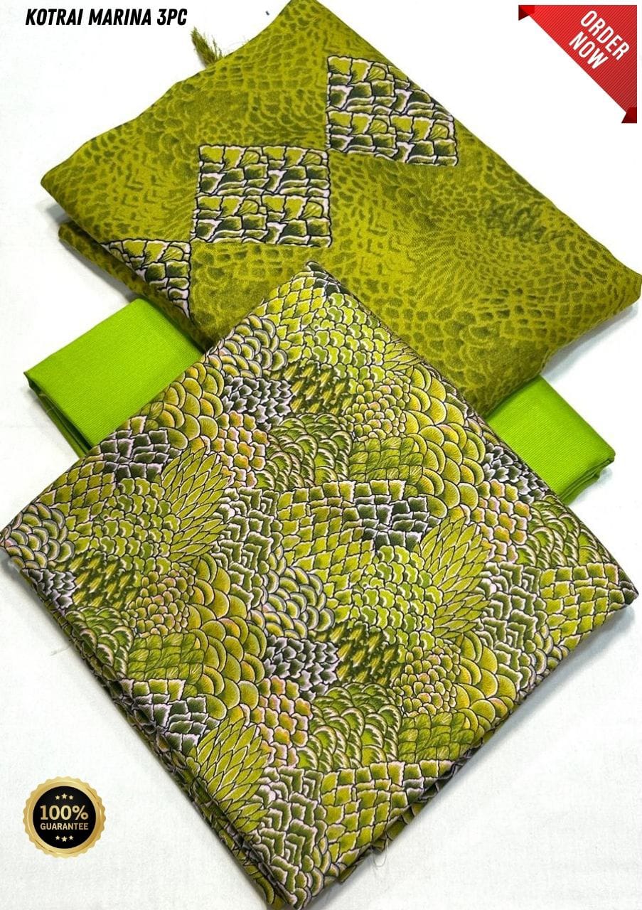 Original Imported Indonesian Marina 3pc With Pashmina Wool Shaal 💯