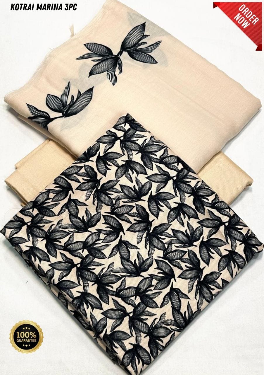 Original Imported Indonesian Marina 3pc With Pashmina Wool Shaal 💯