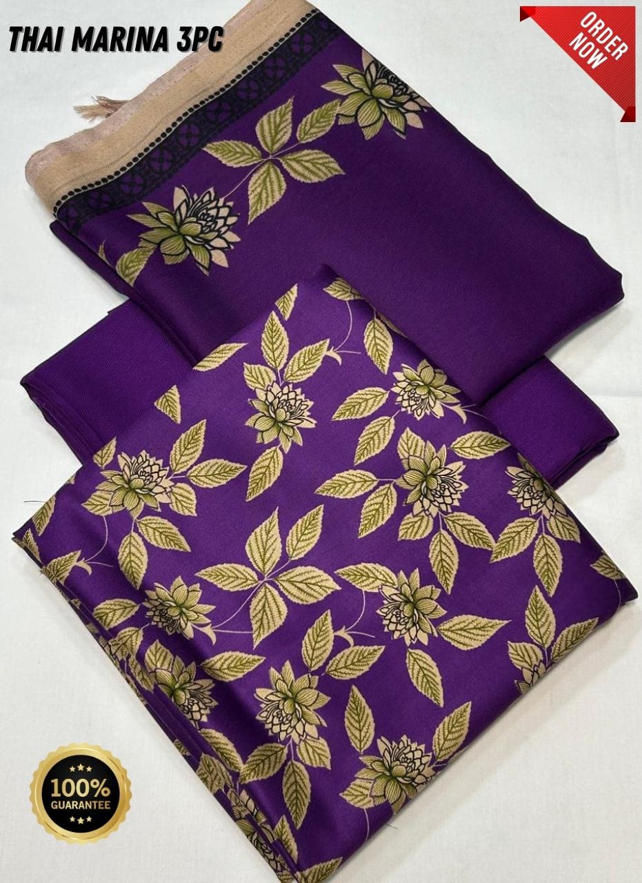 Original Imported Indonesian Marina 3pc With Pashmina Wool Shaal 💯