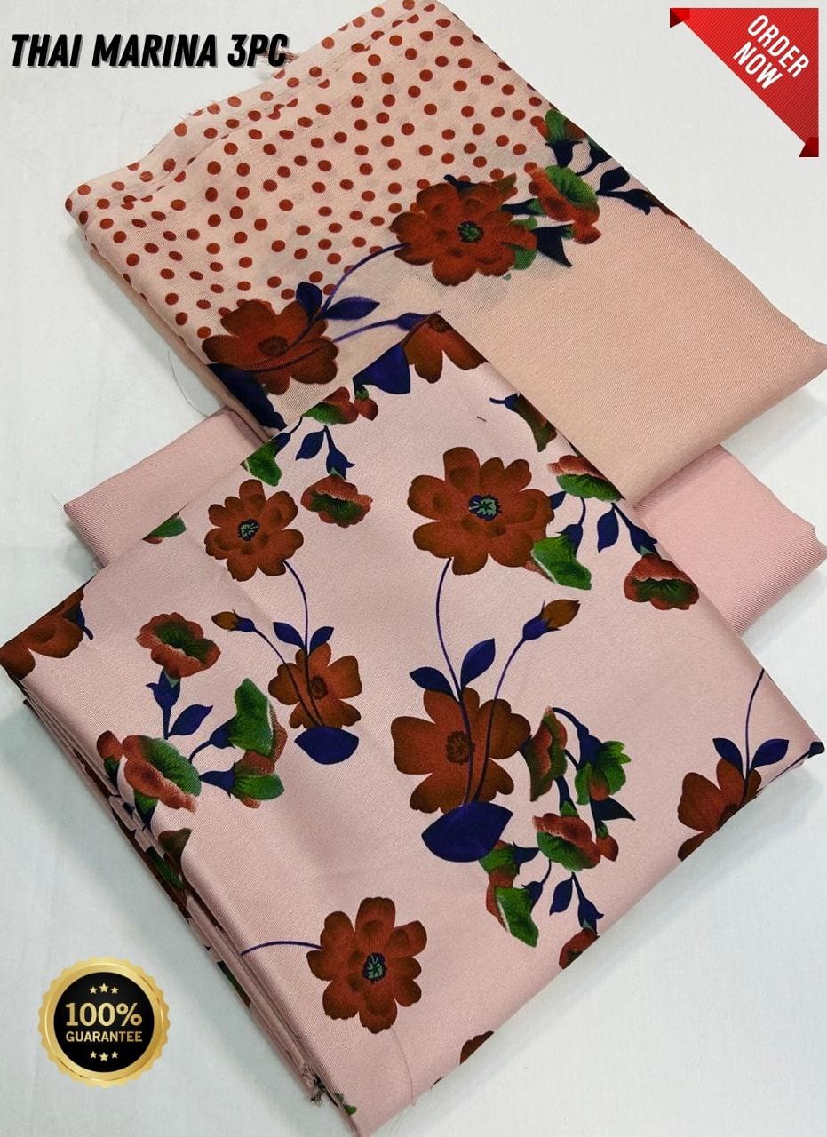 Original Imported Indonesian Marina 3pc With Pashmina Wool Shaal 💯