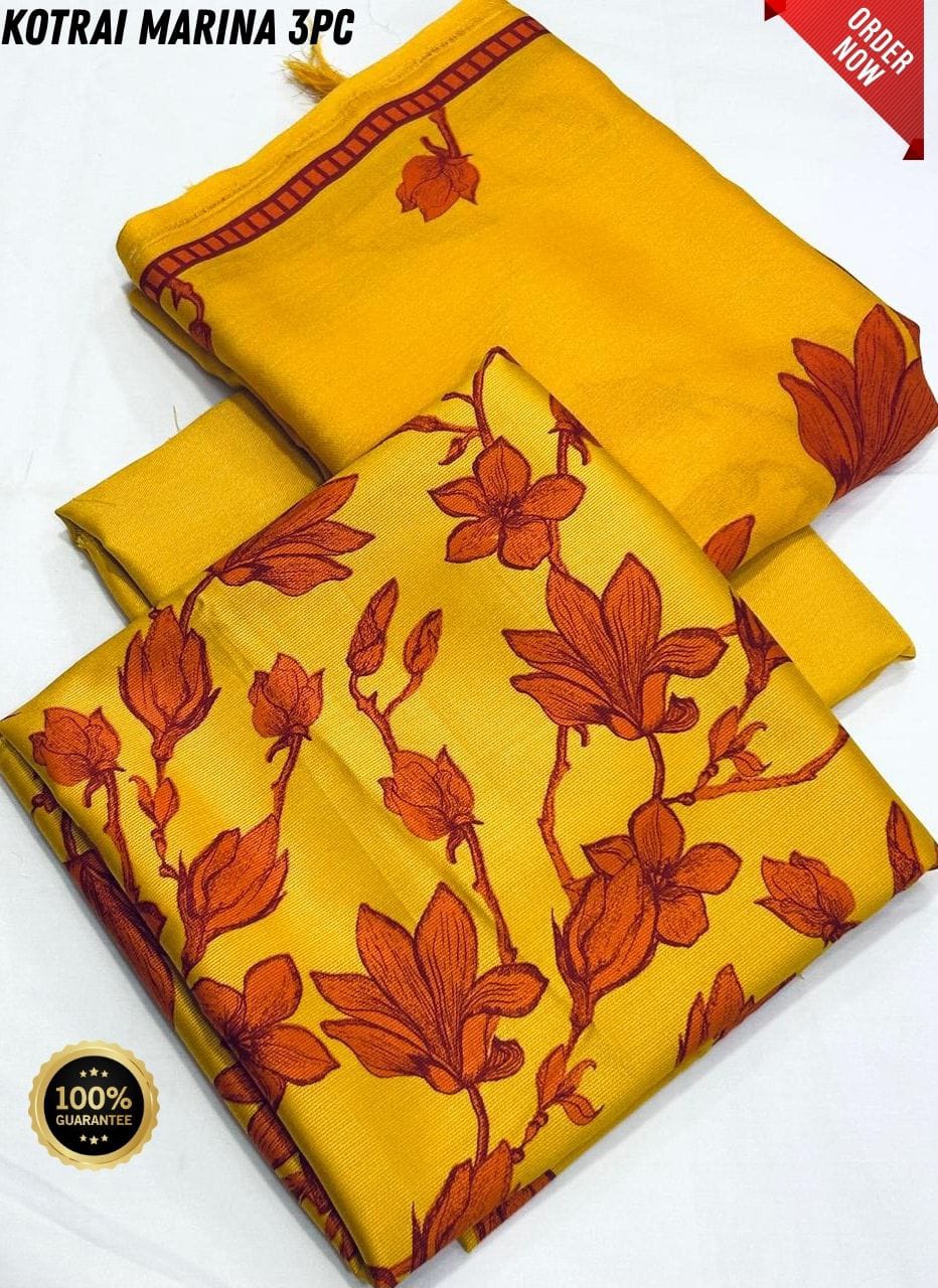 Original Imported Indonesian Marina 3pc With Pashmina Wool Shaal 💯