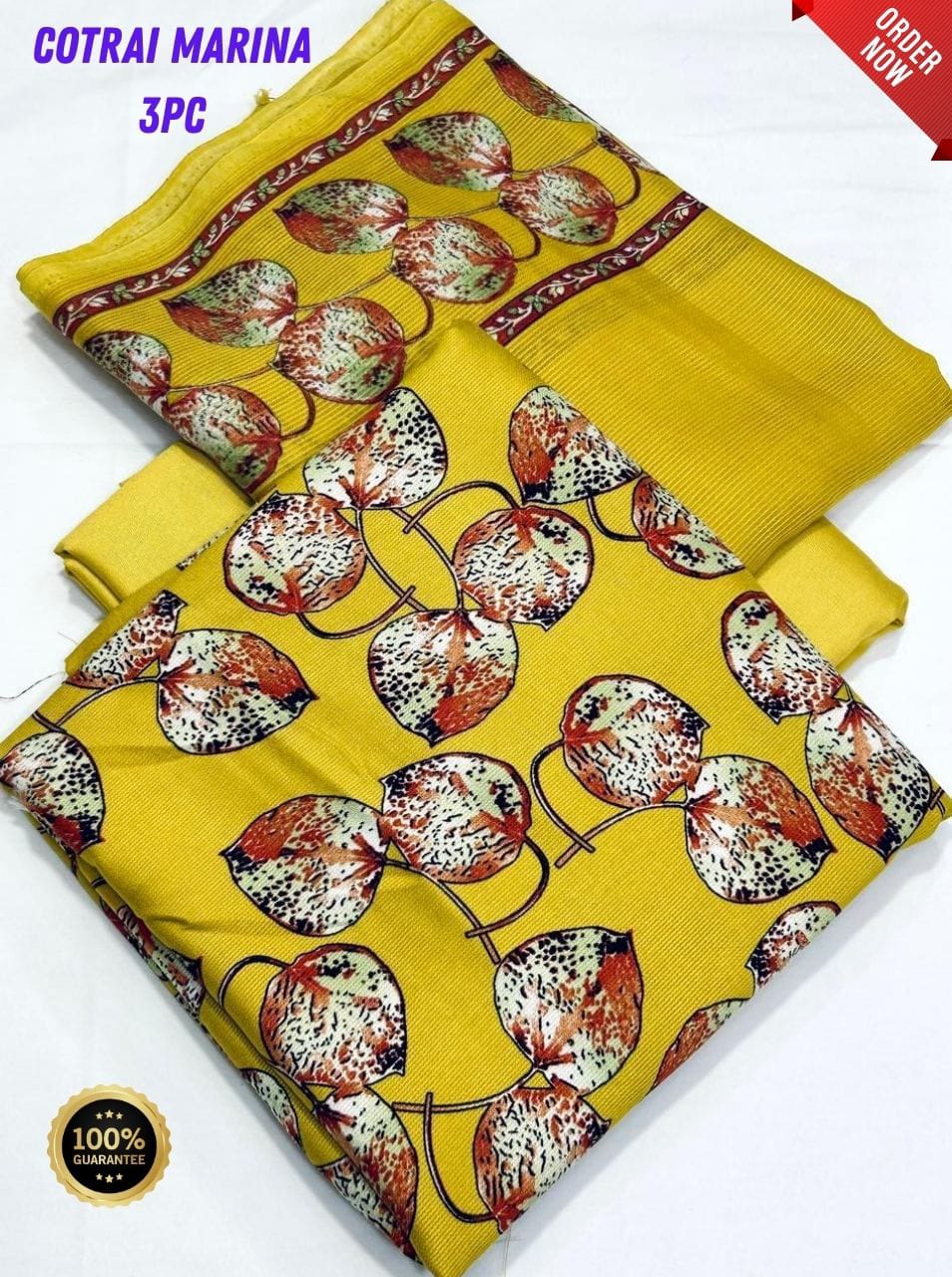 Original Imported Indonesian Marina 3pc With Pashmina Wool Shaal 💯