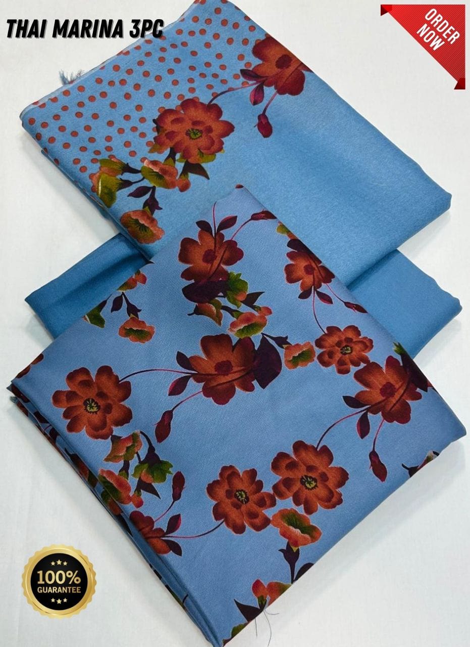 Original Imported Indonesian Marina 3pc With Pashmina Wool Shaal 💯